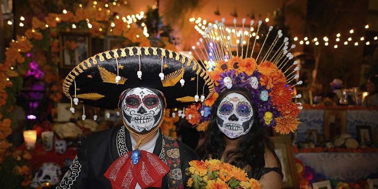 Праздник день мертвых в Мексике