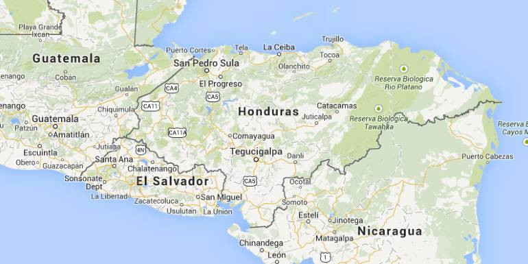 Где находится Гондурас?