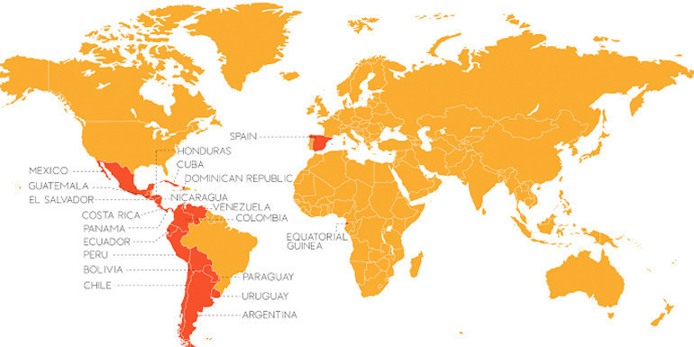 Какие страны говорят на испанском языке